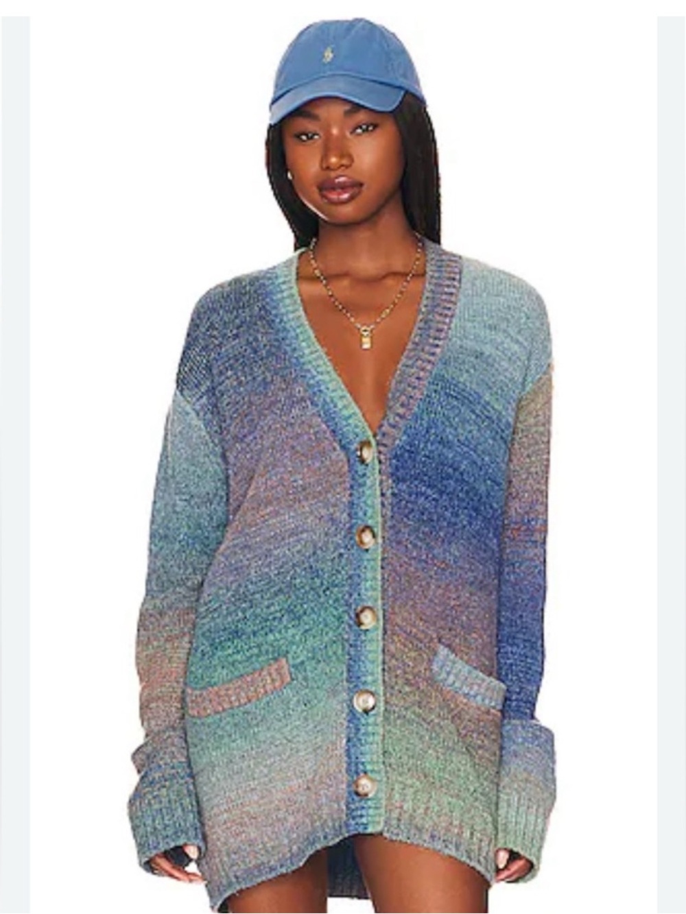 L*SPACE | Zoe Ombré Beach Oversized Cardigan